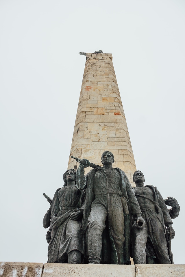 Socialism liberty sculpture