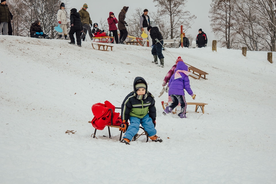 Children downhill childhood