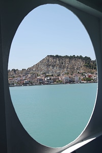 Window cityscape greece