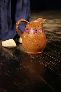 Handmade pitcher terracotta photo