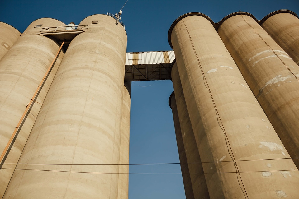 Silo warehouse buildings