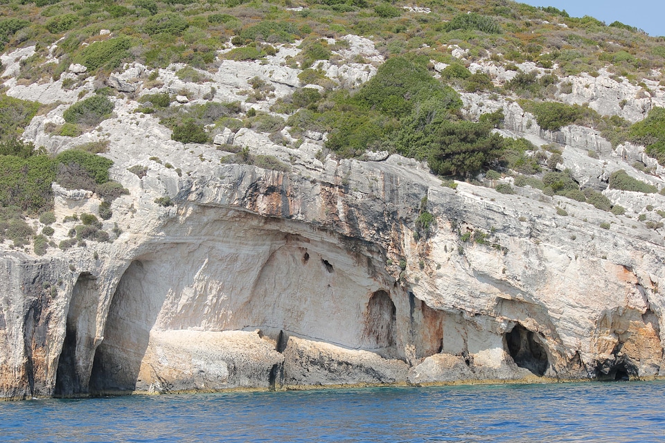Cave cliff limestone