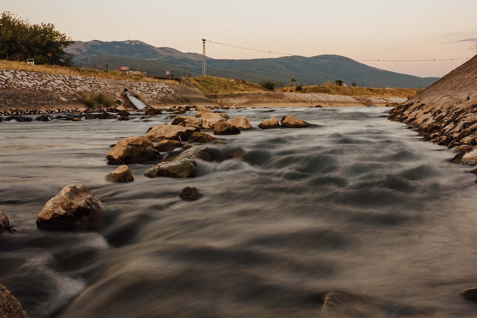 Riverbed riverbank river
