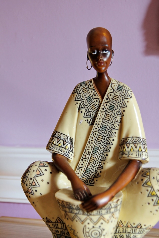 Figurine handmade woman