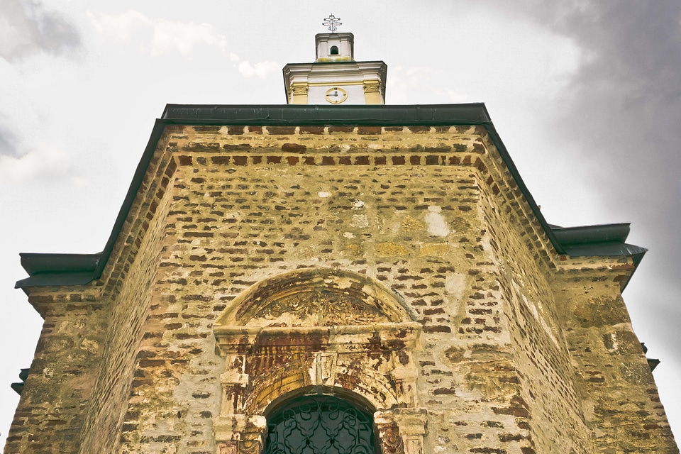 Medieval church tower church photo