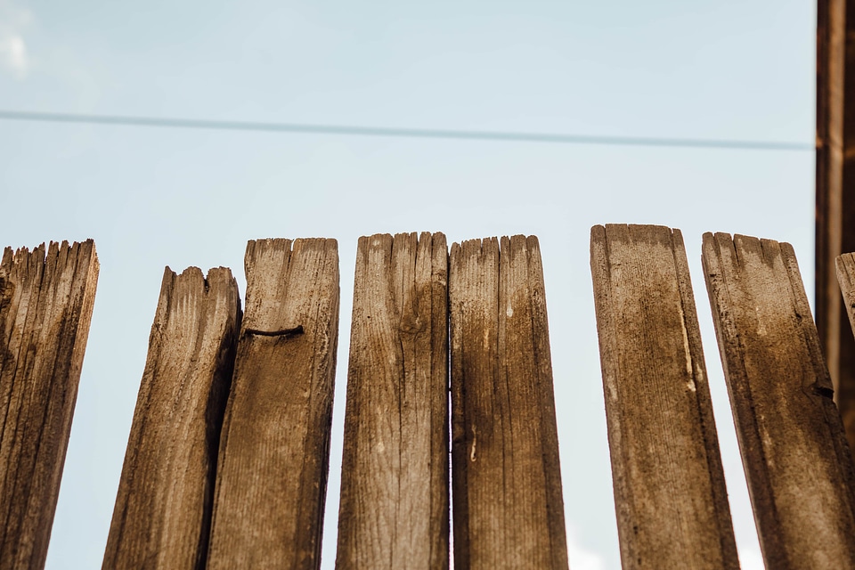 Picket Fence handmade old