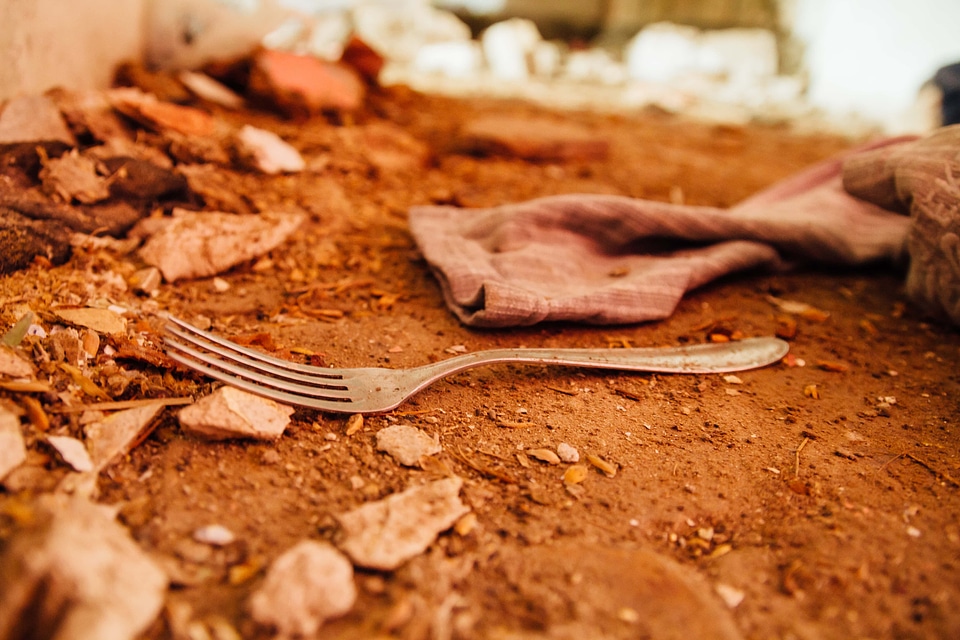 Poverty garbage waste