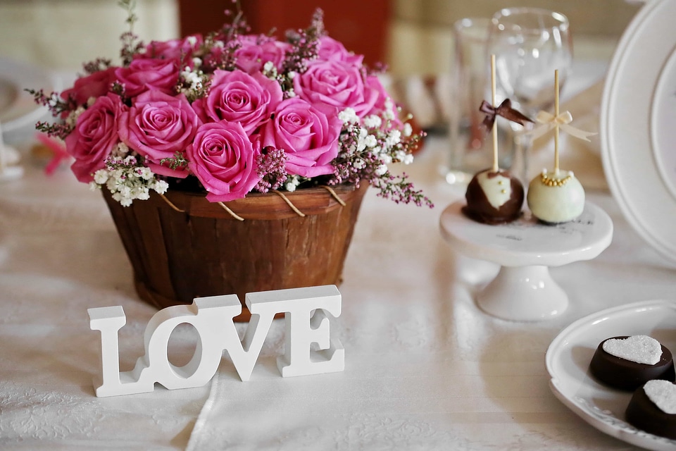 Chocolates dessert love