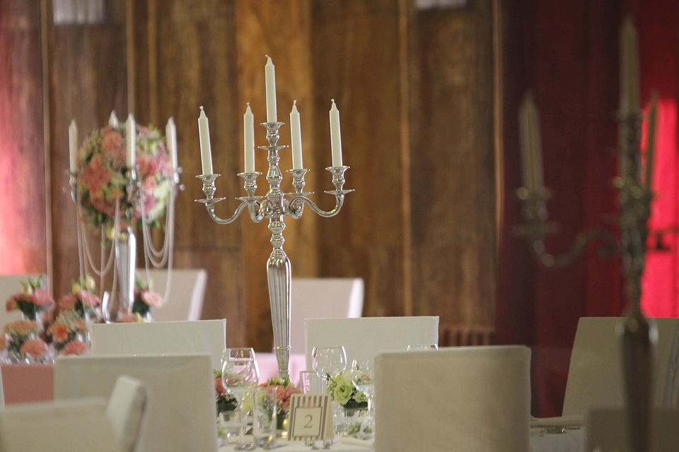 Candlestick candle interior design
