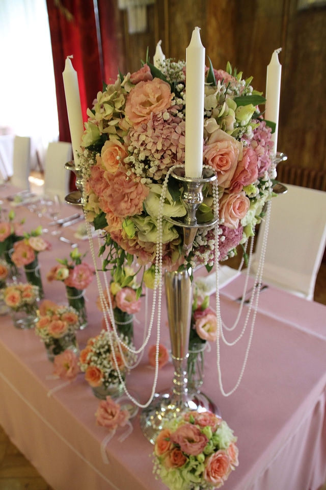 Candles candlestick interior decoration