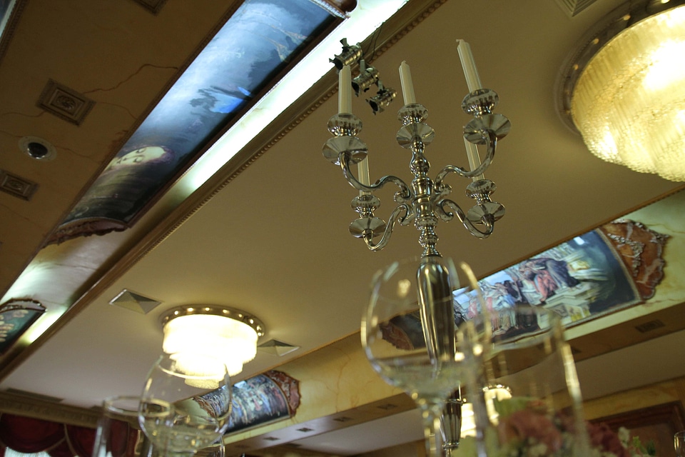 Candles candlestick ceiling