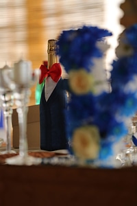 Champagne decoration party photo