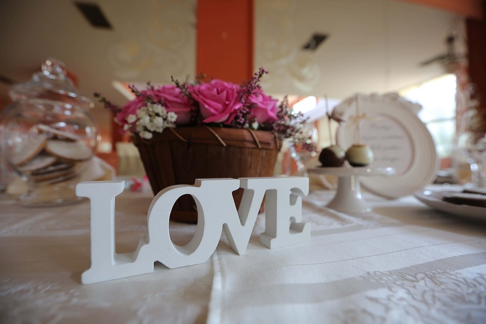 Dining Area flower bud love photo