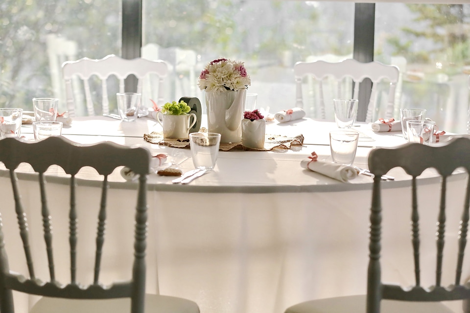 Chairs dining area elegant photo