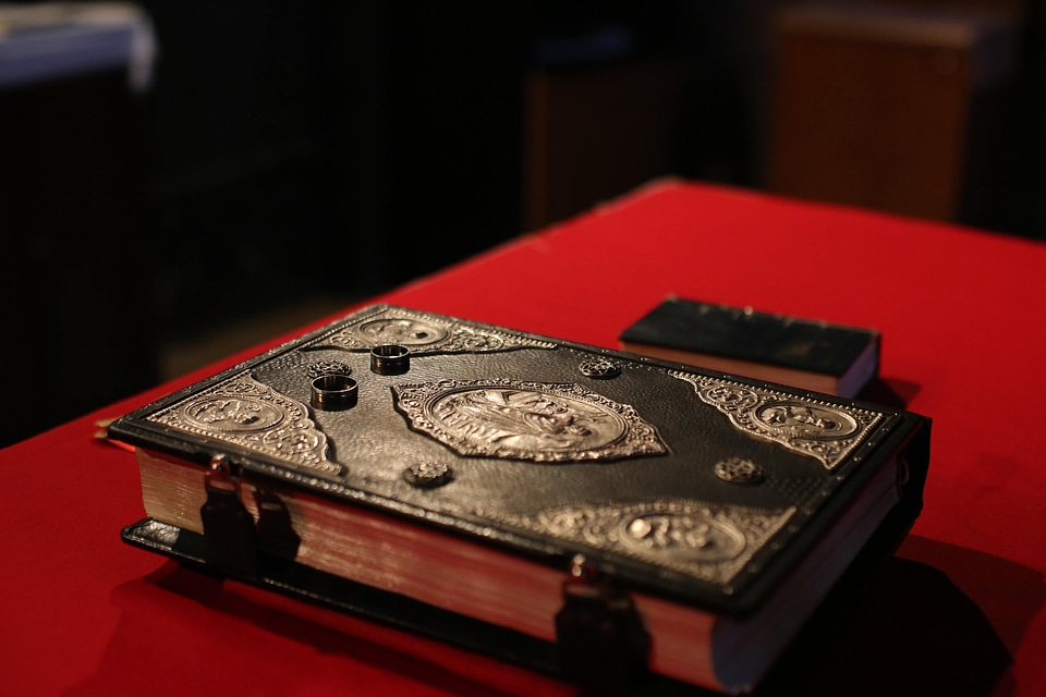 Book ceremony christianity