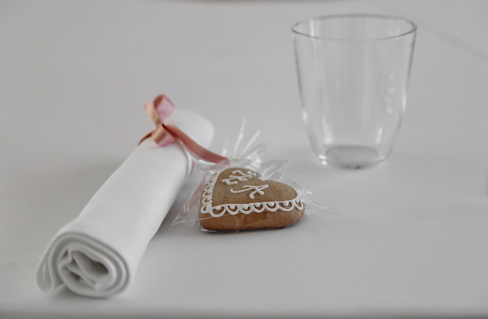Cookie glass napkin
