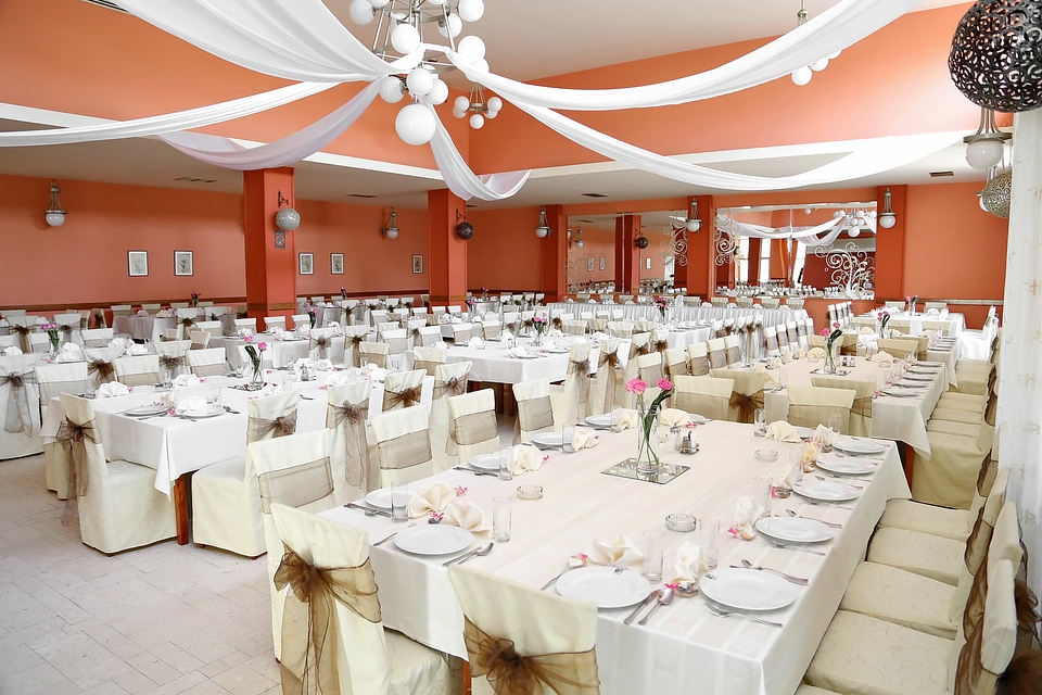 Celebration chairs interior decoration