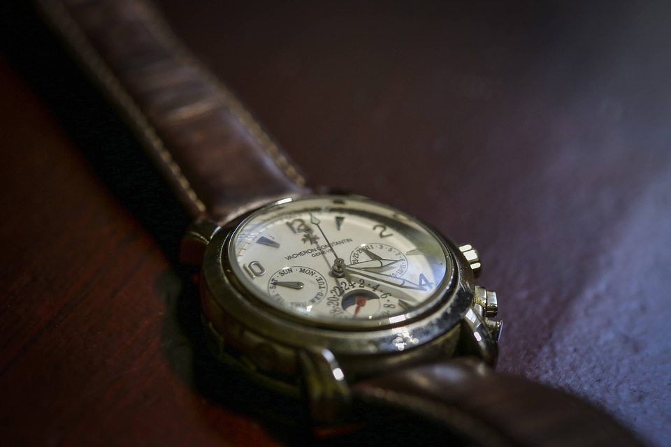 Accessory analog clock close-up
