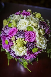 Bouquet colorful pastel photo