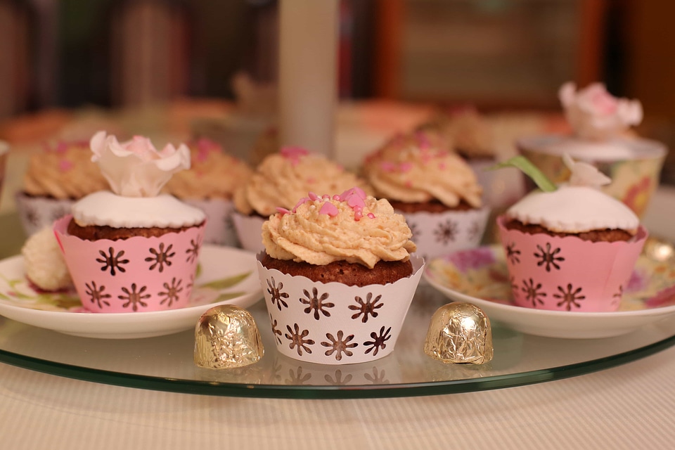 Candy chocolates cupcake