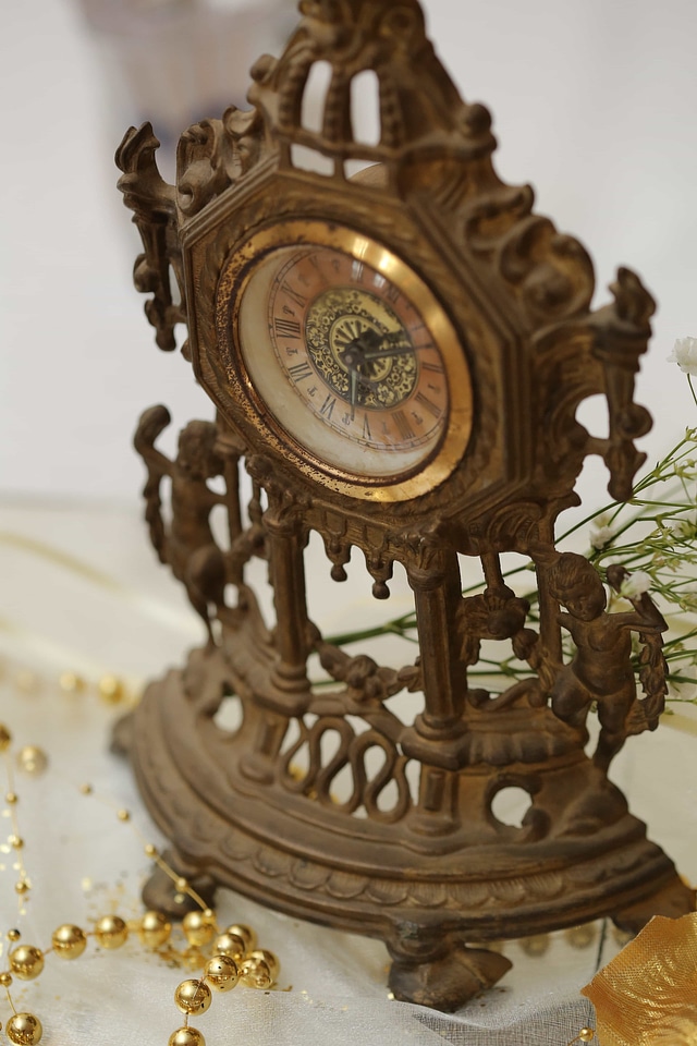 Analog Clock antiquity baroque