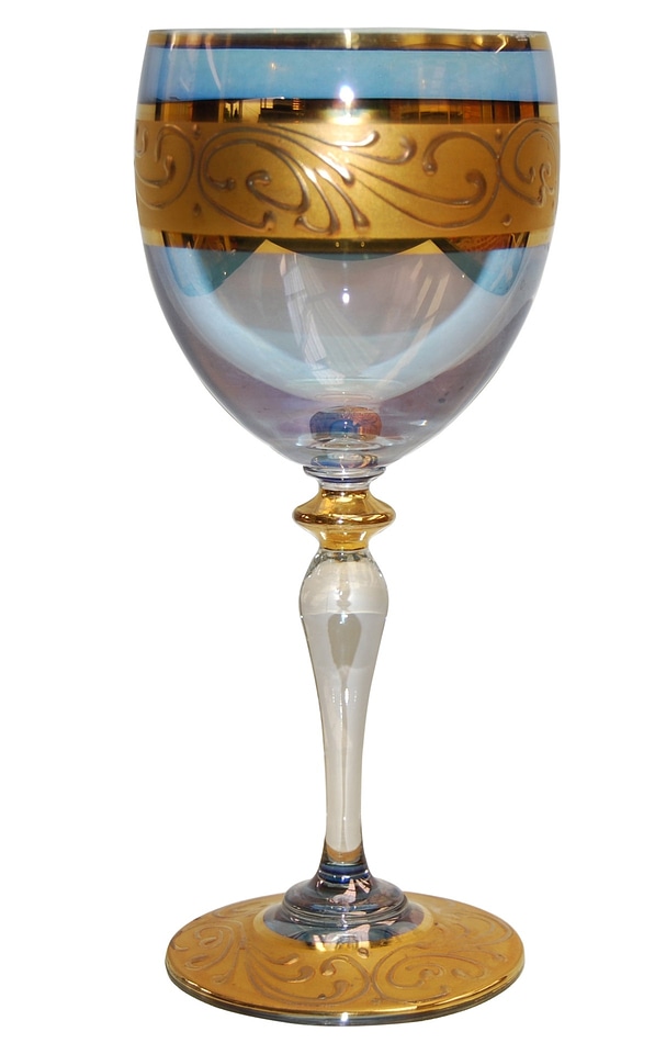 Goblet crystal drink