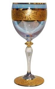 Goblet crystal drink photo