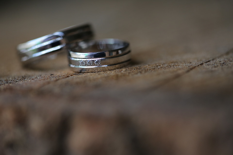 Brilliant close-up platinum