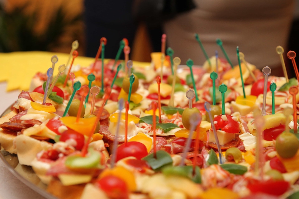 Banquet colorful diet