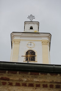 Angle church tower orthodox photo