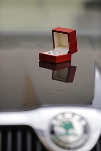 Car close-up jewelry photo