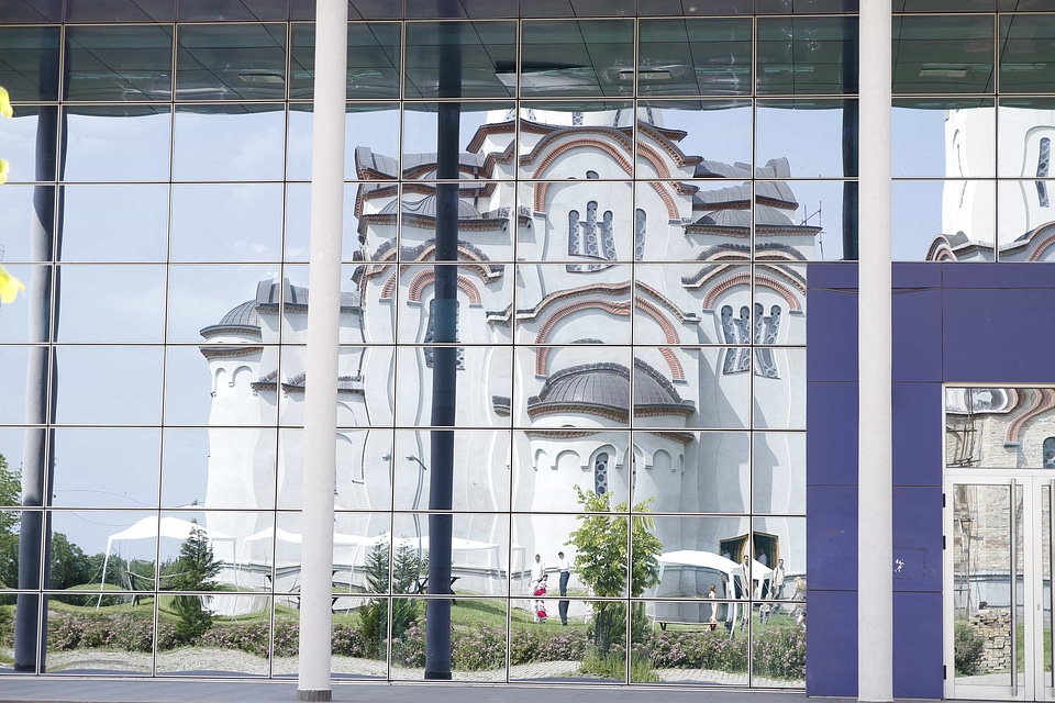 Church church tower glass