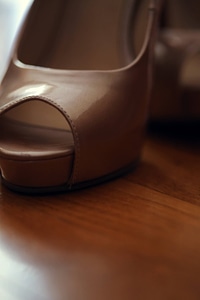 Blurry elegant heels photo
