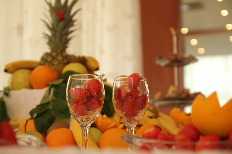 Fruit strawberries tropical