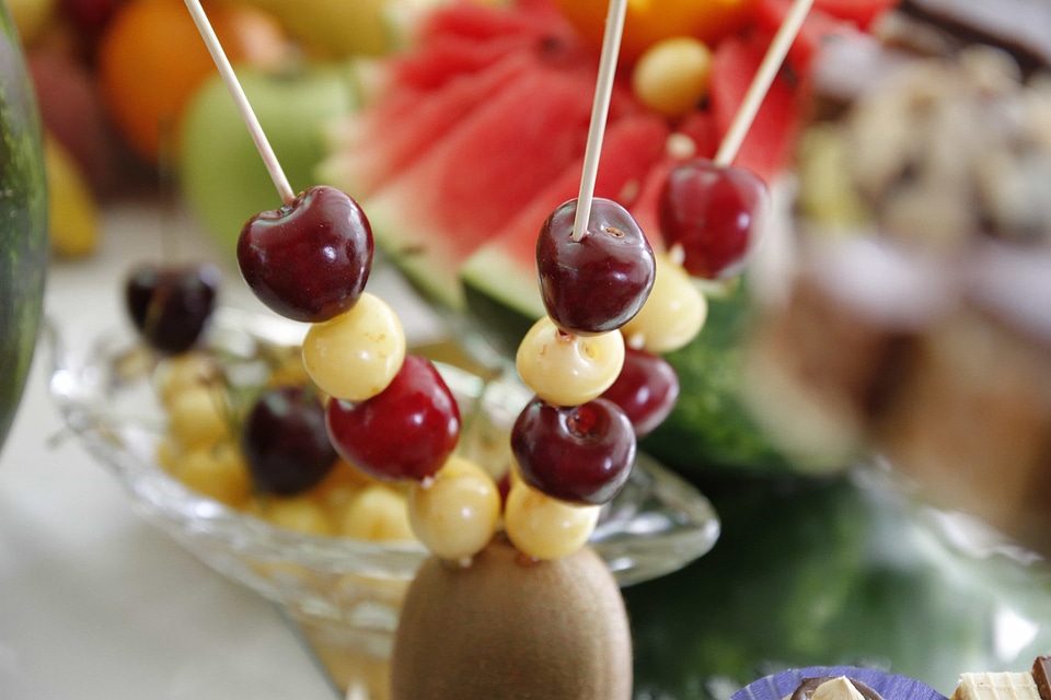 Decoration sticks cherry
