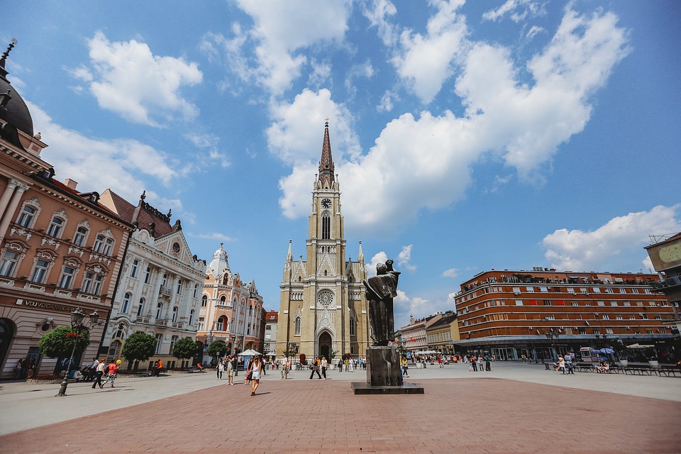 Serbia building church