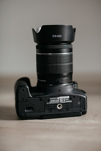 Digital Camera lens vertical photo