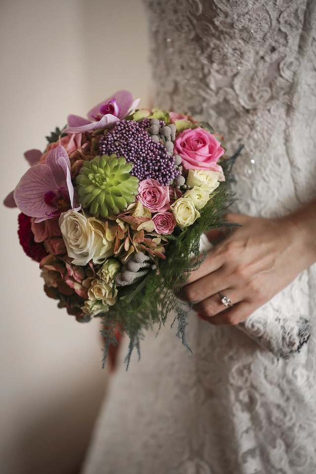 Bouquet decoration dress photo