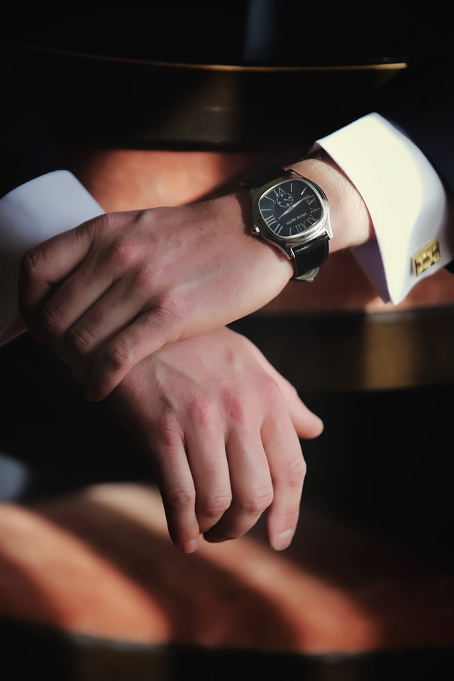 Analog Clock elegance groom