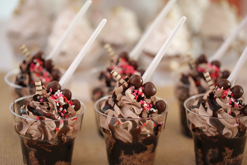 Icecream cream fruit