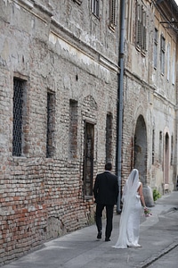 Bricks bride groom