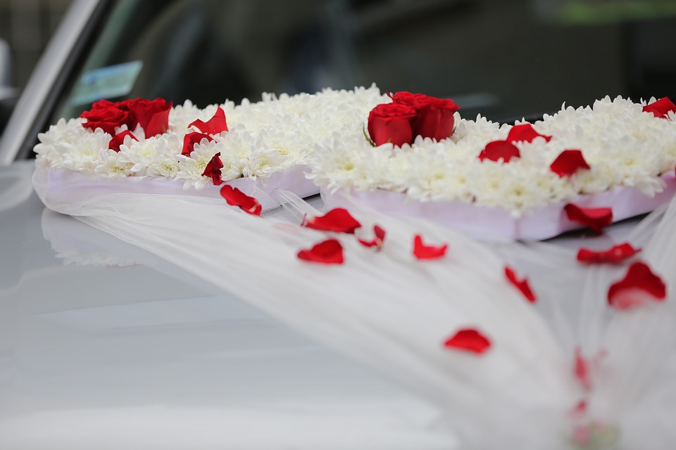Car decoration veil