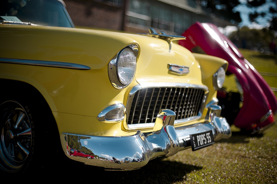 Front lid vintage car