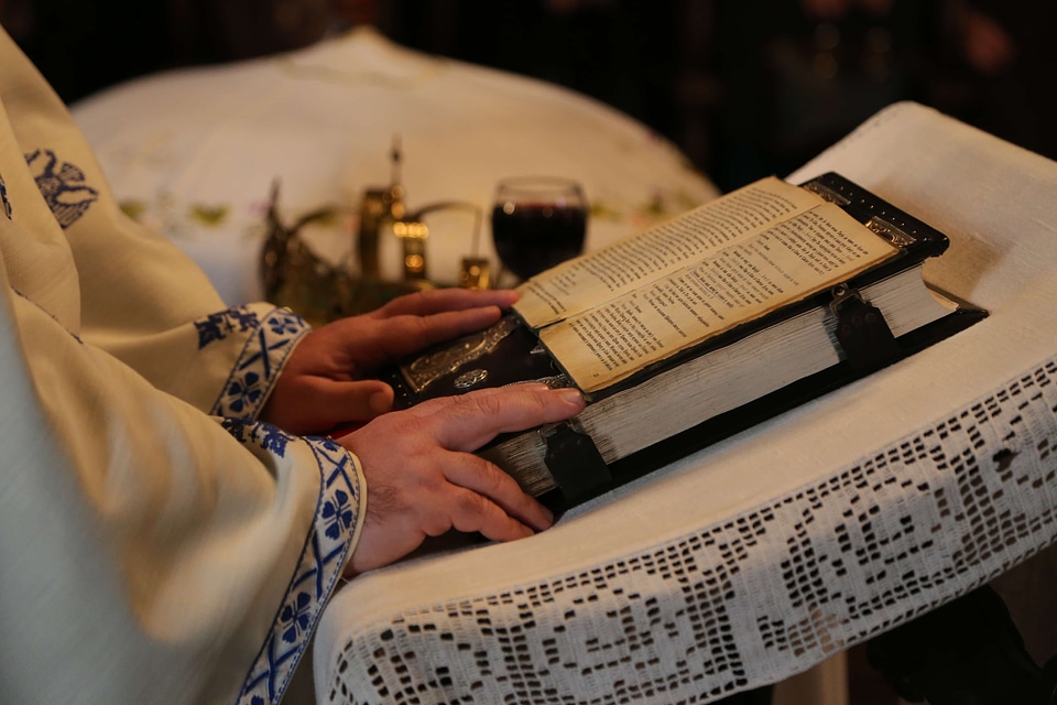 Bible book ceremony