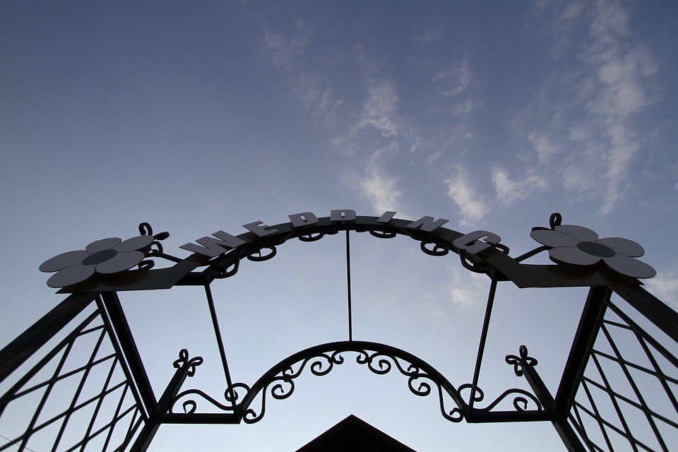 Blue Sky cast iron front door