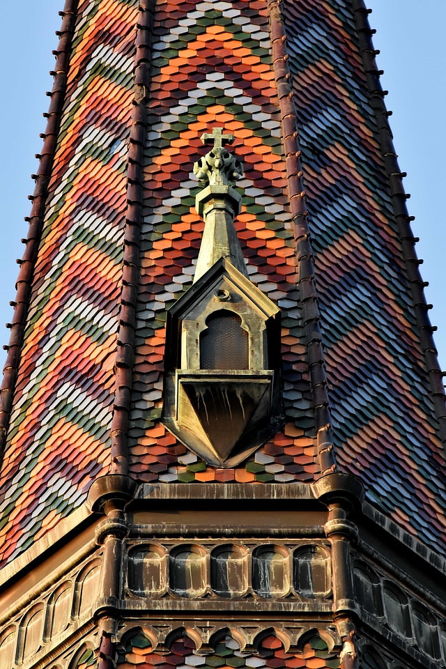 Church Tower colorful design