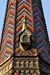 Church Tower colorful design photo