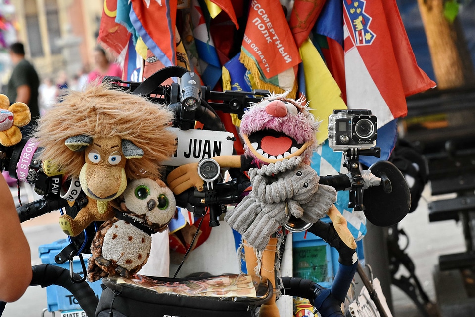 Bicycle camera colorful