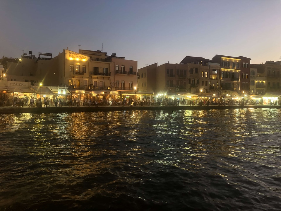 Evening harbor hotel
