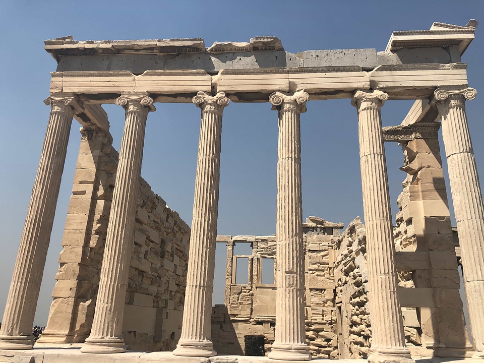 Archeology architectural style greece